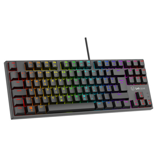 UVI GREED MINI V2 TKL BROWN Switch RGB mehanička tipkovnica, UK raspored tipki (SLO/CRO) 