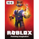 Roblox darilna kartica  10 EUR (668 Robux)  - Roblox Key - Europe
