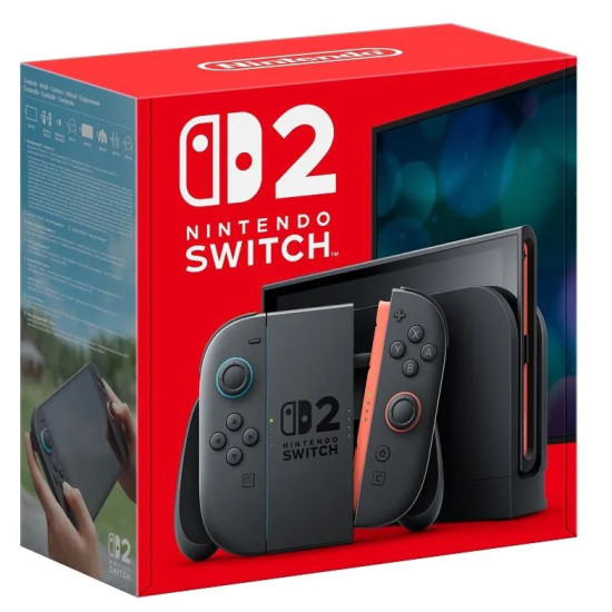Igralna konzola Nintendo Switch 2 - igralni sistem 4K HDR z igralnima ploščkoma Joy-Con 2 in GameChatom 
