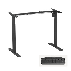 UVI LITE V2 sit-stand desk (frame), electric black