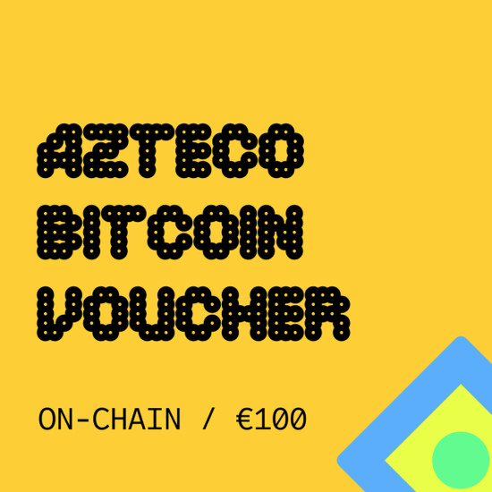 Azteco Bitcoin On-Chain 100 EUR kupon/bon 