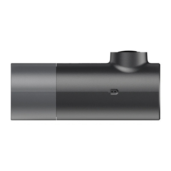 DDPAI MINI Pro 2K Dash Cam with F2.0 lens and compact form factor, front view showing USB-C connector