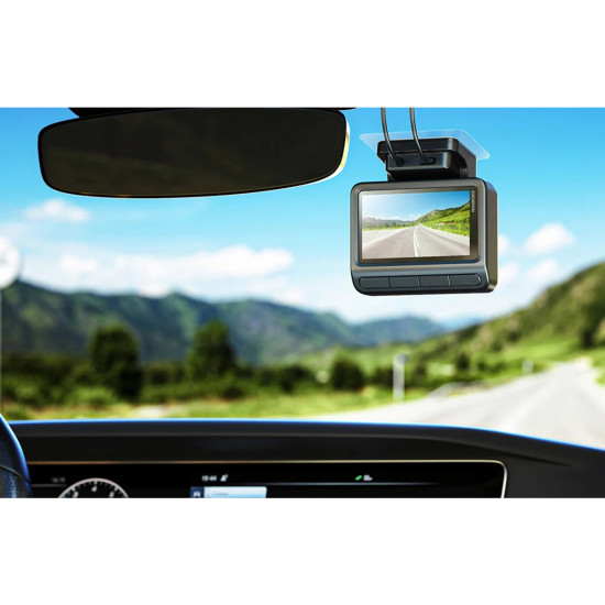 DDPAI Z50 Pro dash cam front unit showing lens and compact body design for dual-channel 4K car recording