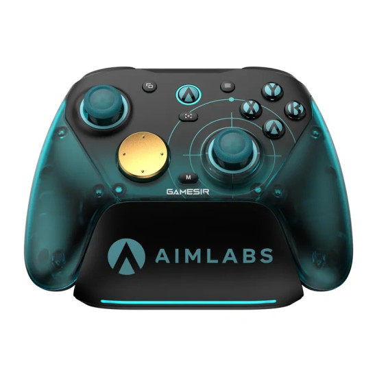 GameSir G7 Pro 8K Aimlabs Edition PC controller with ABXY optical buttons and dual analog sticks, front view