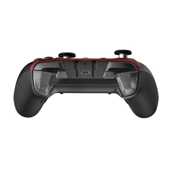 GameSir G7 Pro Tri-Mode controller in black and red with magnetic faceplate, ABXY buttons, D-pad, and dual joysticks