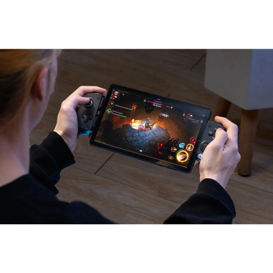 GameSir X5 Lite BK mobile controller in black, shown from the front with hall effect thumbsticks and adjustable USB Type-C port