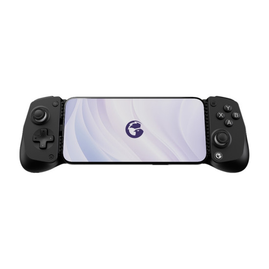 GameSir X5 Lite BK mobile controller in black, shown from the front with hall effect thumbsticks and adjustable USB Type-C port