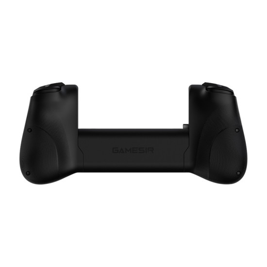 GameSir X5 Lite BK mobile controller in black, shown from the front with hall effect thumbsticks and adjustable USB Type-C port