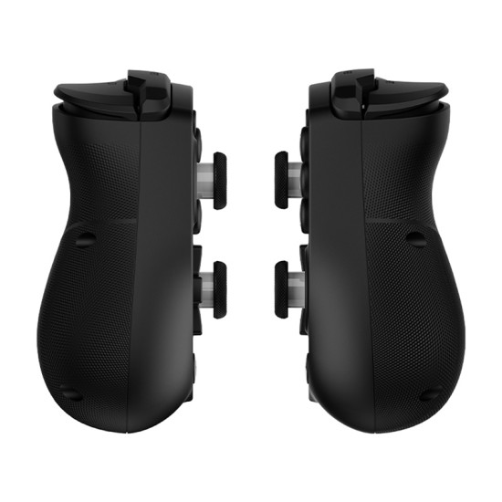 GameSir X5 Lite BK mobile controller in black, shown from the front with hall effect thumbsticks and adjustable USB Type-C port