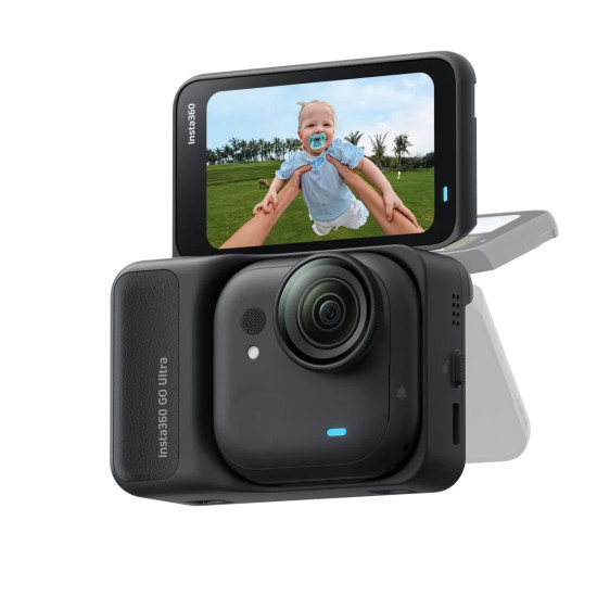 Insta360 GO Ultra Standard Bundle Midnight Black Action Camera
