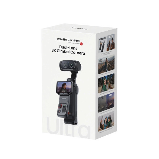 Insta360 Luna Ultra Cosmic Black Creator Bundle Camera