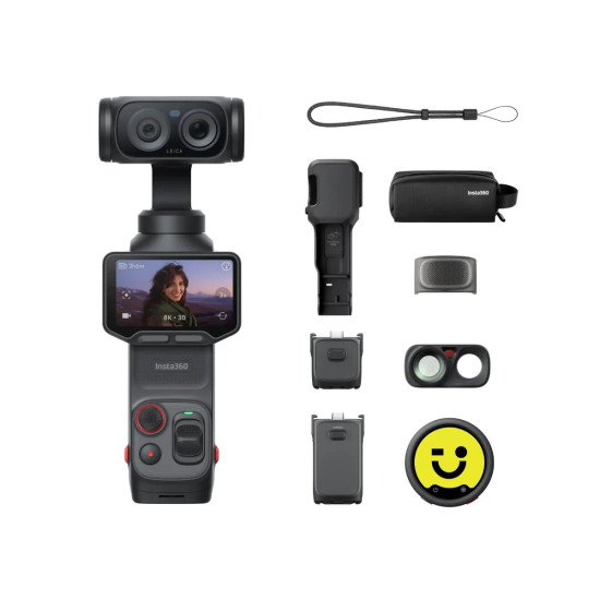 Insta360 Luna Ultra Cosmic Black Creator Bundle Camera