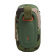 JBL Go 5 Bluetooth Speaker in Squad colour with ambient lighting, compact rugged design, front and side view
