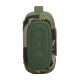 JBL Go 5 Bluetooth Speaker in Squad colour with ambient lighting, compact rugged design, front and side view