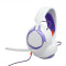 JBL Quantum 250 Wired Gaming Headphones – White / Violet