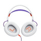 JBL Quantum 250 Wired Gaming Headphones – White / Violet