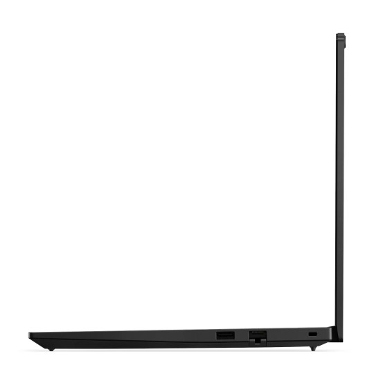 Lenovo ThinkPad E14 Gen 7 Core Ultra 5 135H 32GB 1TB Lenovo ThinkPad E14 Gen 7 business laptop open, showing 14-inch 2.8K display, aluminium chassis in black