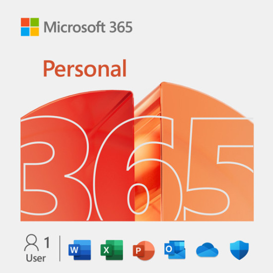 MICROSOFT 365 Personal slovenski FPP 32/64 bit enoletna naročnina 