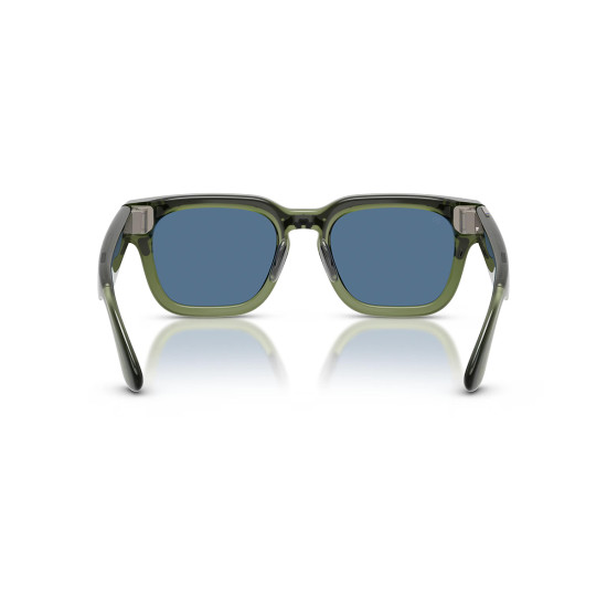 Meta Fury - Light Blue Atlantic Lenses, Racing Green, 149-51, smart glasses Meta Fury - Light Blue Atlantic Lenses, Racing Green, 149-51, smart glasses