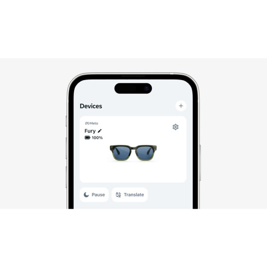 Meta Fury - Light Blue Atlantic Lenses, Racing Green, 149-51, smart glasses Meta Fury - Light Blue Atlantic Lenses, Racing Green, 149-51, smart glasses