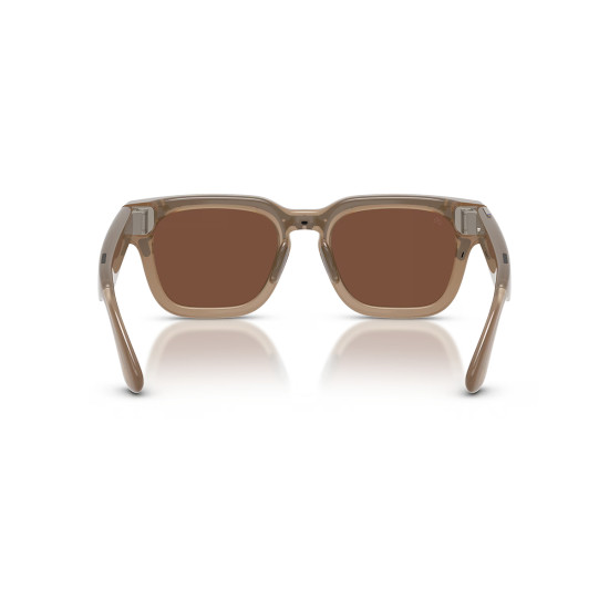Meta Fury - Dark Amber Lenses, Sandstone, 149-51, smart glasses