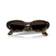 Meta Starfire Kylie Edition – Dark Tortoise XS (48-21) Meta Starfire Kylie Edition smart glasses with chocolate lenses and dark tortoise XS frame, front three-quarter view