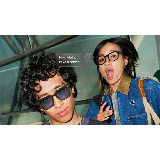 Meta Fury - Polarized Grey Lenses, Classic Black, 149-51, smart glasses