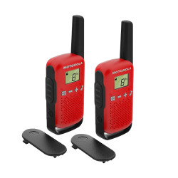 MOTOROLA ručna radio stanica T42 crvena