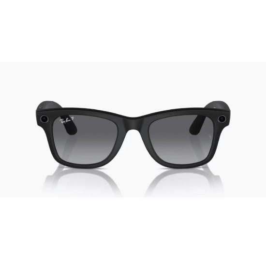 Ray-Ban - Wayfarer Standard - Shiny Black, Clear 