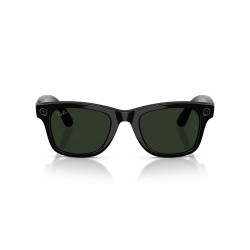 Ray-Ban Meta Wayfarer (Gen 2) Shiny Black Transitions Graphite Green Large 155/53 RW4012 (601/1M53)