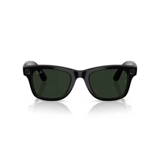 Ray-Ban Meta Wayfarer (Gen 2) Shiny Black Transitions Graphite Green Large 155/53 RW4012 (601/1M53)
