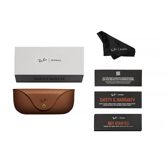 Ray-Ban Meta Wayfarer Gen 2 Matte Black Polarized Graphite 150/50 RW4012 (601ST350)