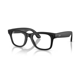 Ray-Ban Meta Wayfarer Black Matte Lens Green Transitions 