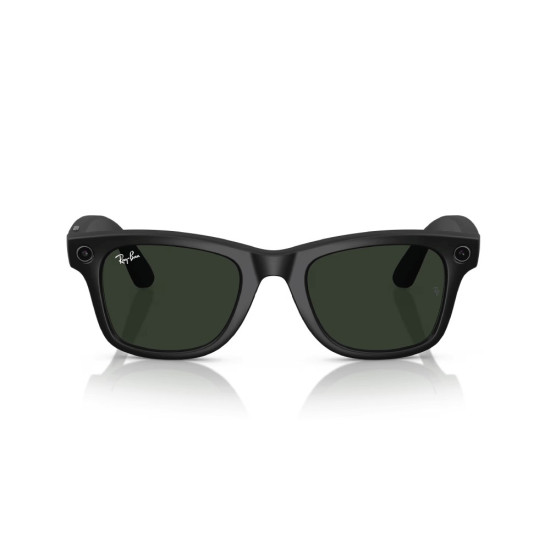 Ray-Ban Meta Wayfarer Black Matte – zelene Transitions leče 