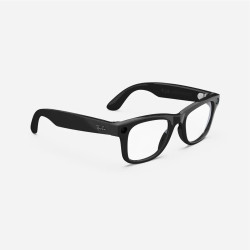Ray-Ban - Wayfarer Standard - Shiny Black, Clear, 150 / 50