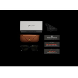 Ray-Ban Meta Wayfarer (Gen 1) Matte Black, Polarized Gradient Graphite Large 155/53 RW4008 (601ST3-53) 