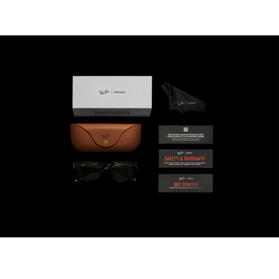 Ray-Ban Meta Wayfarer Matte Black Polar Gradient Graphite – Pametna očala s kamero in zvokom 