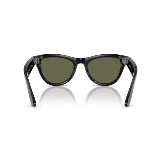 Ray-Ban Meta – Skyler pametne naočale – Boja: Sjajno crna / Polar G15 Green 