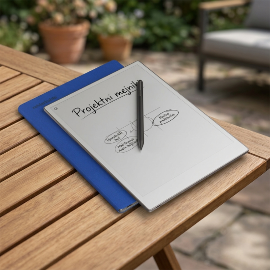 Ovitek reMarkable Paper Pro -  Book Folio Mosaic weave - Cobalt - Modra 