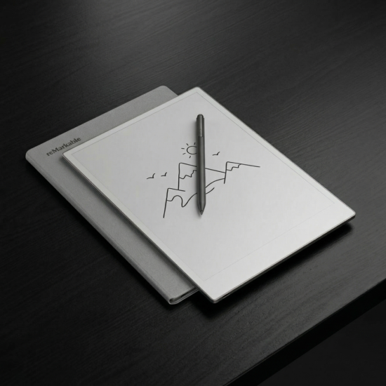 Case reMarkable Paper Pro - Book Folio Polymer weave - Gray 