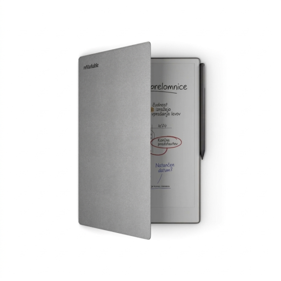 Tablica reMarkable Paper Pro + Marker PLUS +  ovitek Book Folio Polymer weave - Siva 