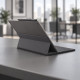reMarkable Paper Pro digital notebook tablet with Marker Plus stylus and Type Folio UK backlit keyboard folio case, open and ready to use