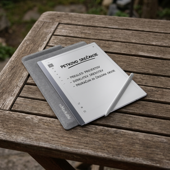 Etui reMarkable 2 - Folio Polymer weave - Siva 