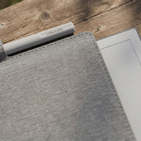 Etui reMarkable 2 - Folio Polymer weave - Siva 
