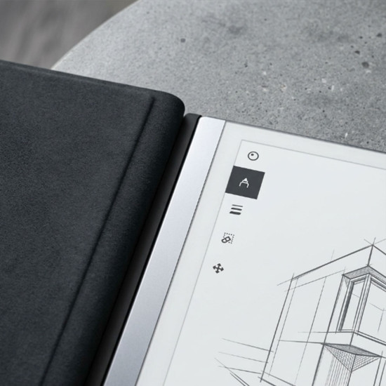 Ovitek reMarkable 2 - Book Folio Premium usnje - Črna 