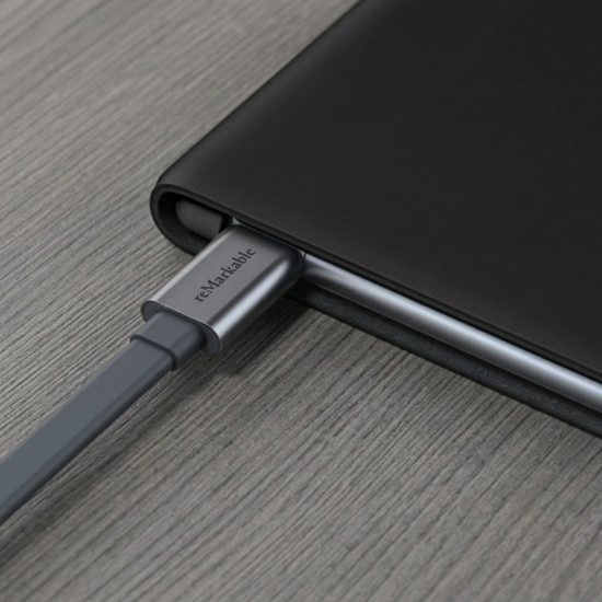 Ovitek reMarkable 2 - Book Folio Premium usnje - Črna 