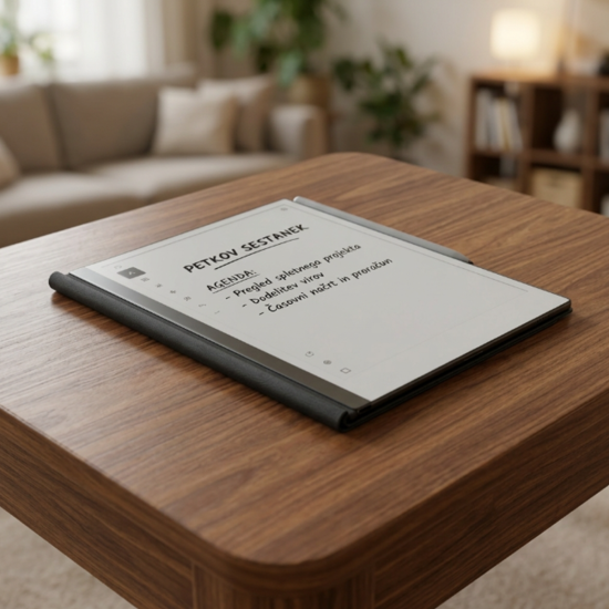 Ovitek reMarkable 2 - Book Folio Premium usnje - Črna 