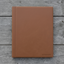 Etui reMarkable 2 - Book Folio Premium koža - Smeđa