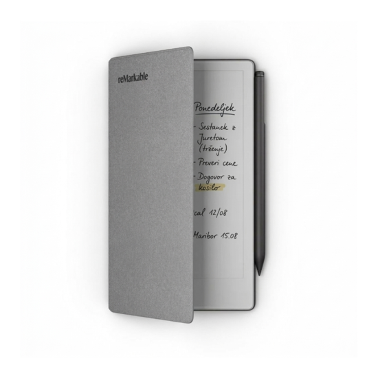Tablet reMarkable Paper Pro Move + Marker Plus + Book Folio Siva 