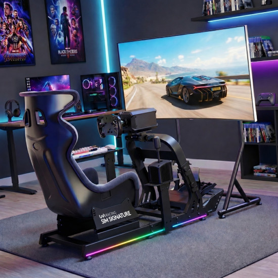UVI Racing SIM Signature Black Racing Simulator UVI Racing SIM Signature Black Racing Simulator